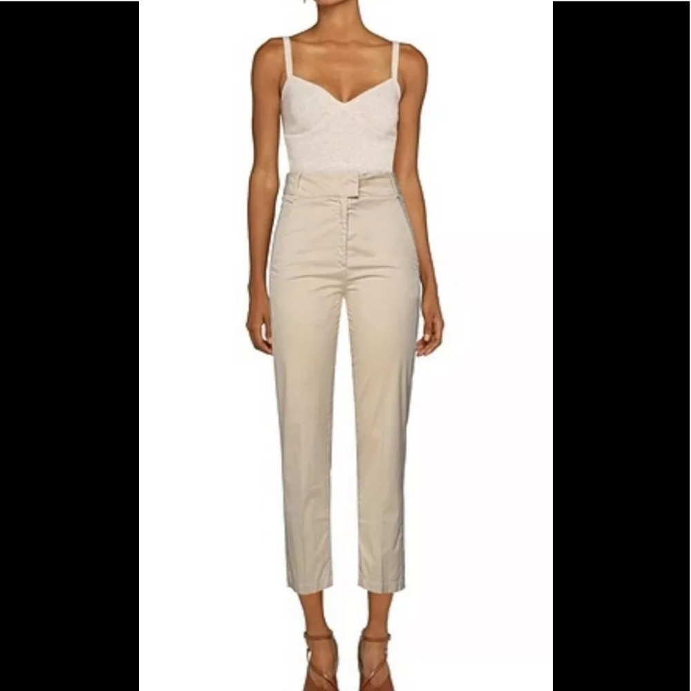 Ottod’ame Women Pants Sz. 27 Beige NWT